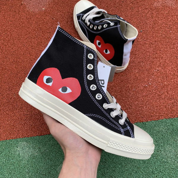 Converse Chuck Taylor All Star 70 Hi Comme des Garçons Play Black