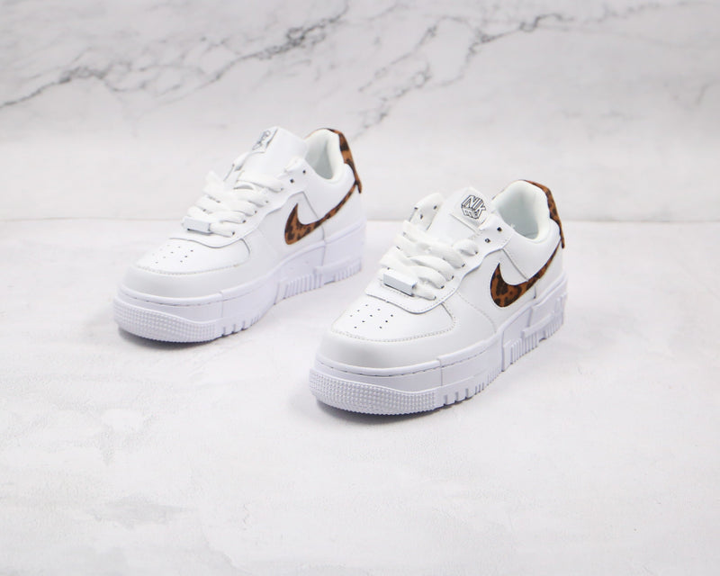 Nike Air Force 1 Pixel SE White Leopard