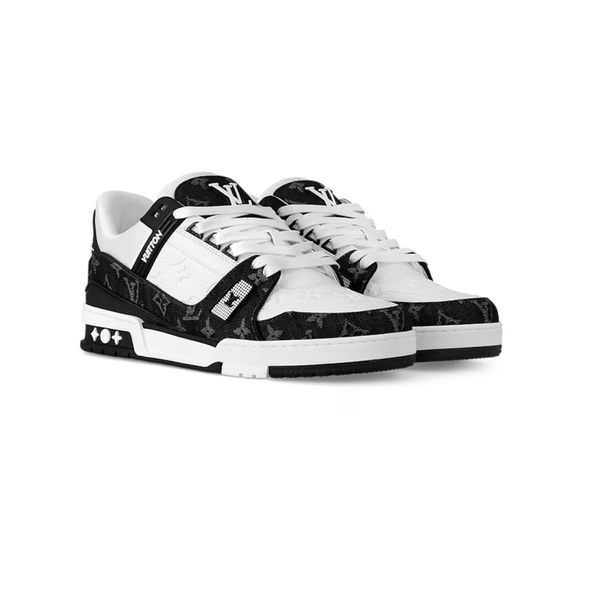 Louis Vuitton Trainer White Black White