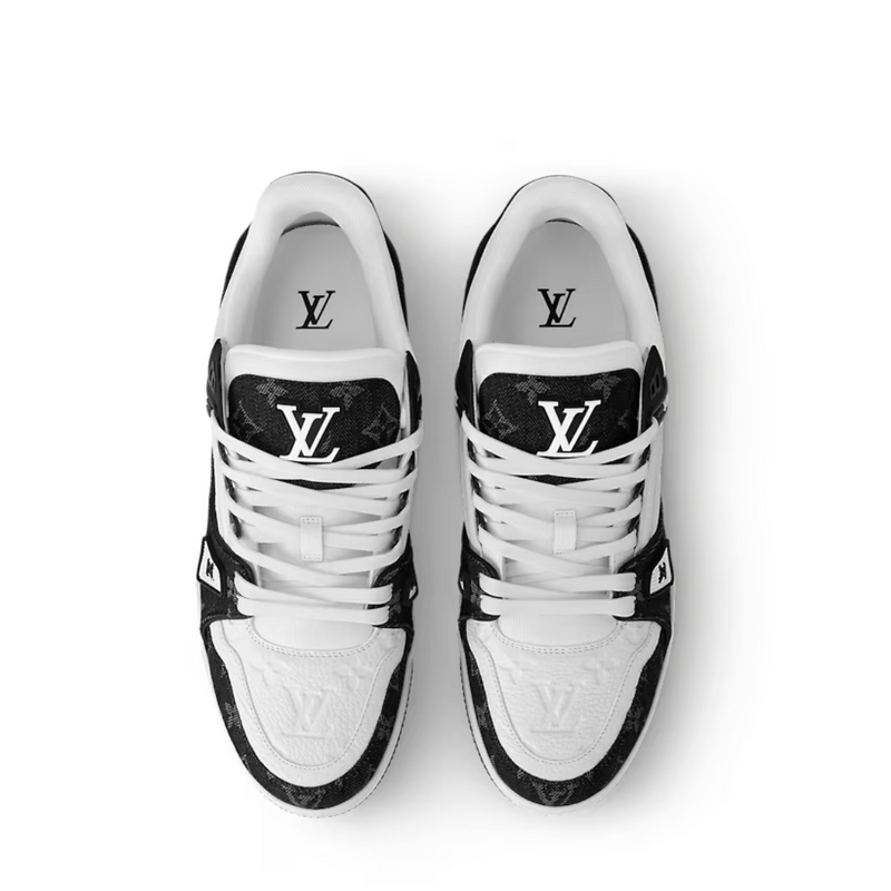 Louis Vuitton Trainer White Black White