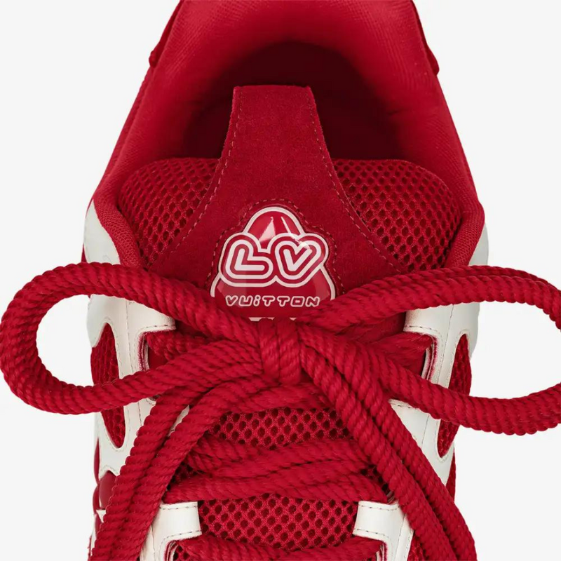 Louis Vuitton Skate Sneaker Red White