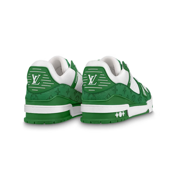 Louis Vuitton Trainer Low Monogram Denim Green