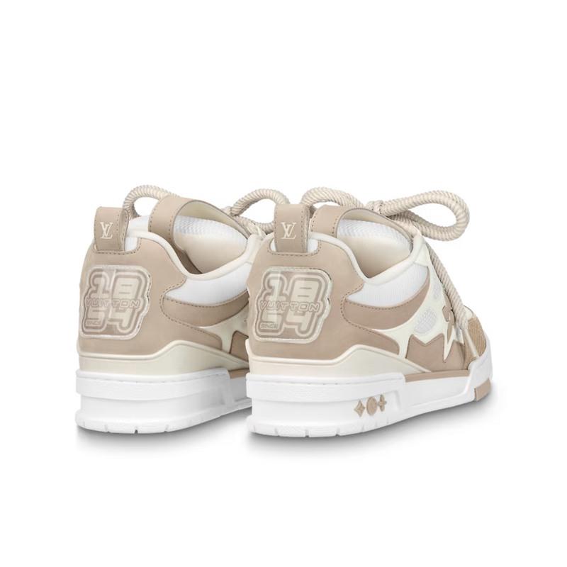 Louis Vuitton Skate Sneaker Beige White