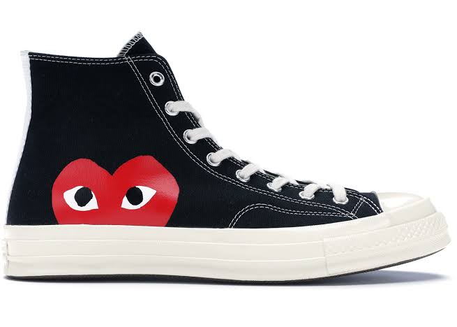 Converse Chuck Taylor All Star 70 Hi Comme des Garçons Play Black