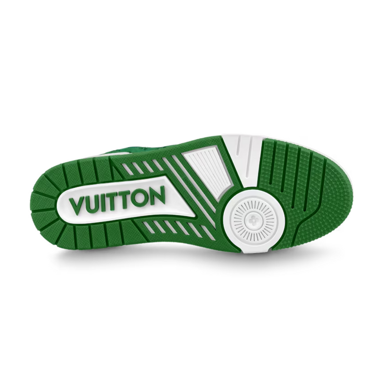 Louis Vuitton Trainer Low Monogram Denim Green