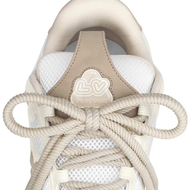 Louis Vuitton Skate Sneaker Beige White