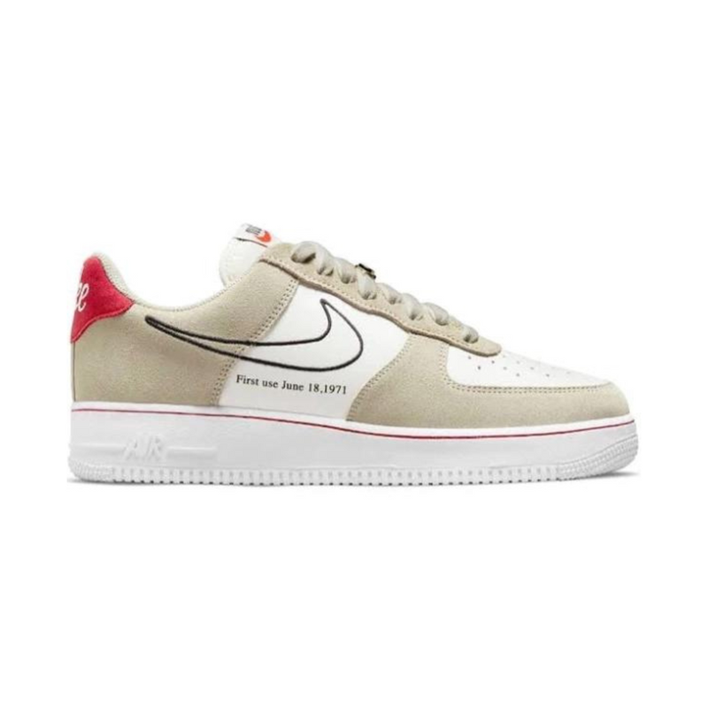 Nike Air Force 1 Low First Use Light Sail Red